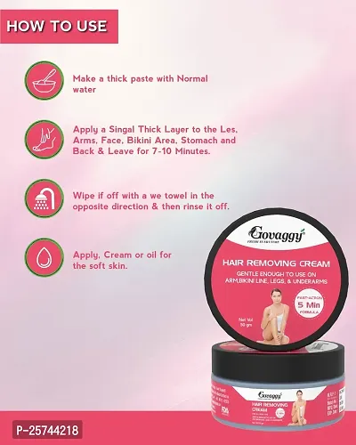 Govaggy Hair removal cream for vagina, Underarm, Bikini line, Intimate Area Hair remover Cream-thumb2