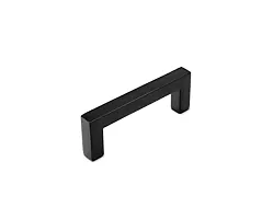 ScrewTight Modern Cabinet Pulls Square Bar/Matte Black Cabinet Handles for Bathroom  Kitchen Cupboard, Dresser / 3.5 Inch Drawer Pulls Made of Zinc Center to Center 75mm / Pack of 20/8.5X1cm-thumb2
