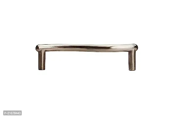 ScrewTight 3.7 Inch Satin Nickel Kitchen Cabinet Handle/Edge Handle/Zinc Cabinet Pull/Drawer Pull/Cabinet Hardware/Cupboard Handle for Bathroom, Room  Kitchen (Pack of 10pcs)-thumb2