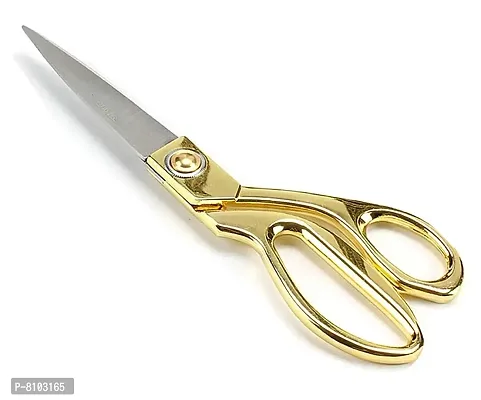 Professional Golden Steel Tailoring Scissors For Cutting Heavy Clothes Fabrics in Different Sizes 8.5quot;9.5quot;10.5quot; (10.5)-thumb0