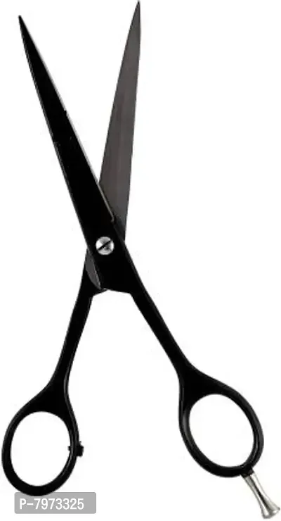 Professional Black Shears Hairs Moustache Scissors-thumb0