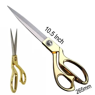 Beautiful Golden Handle Scissor 10.5 inch For cutting clothes and Fabrics