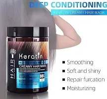 Keratin Moisturizing   Smooth Creamy Hair Mask-thumb3