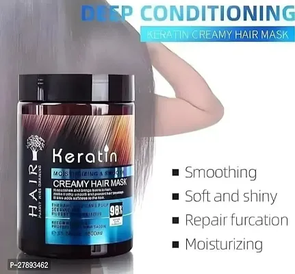 Keratin Moisturizing   Smooth Creamy Hair Mask-thumb4