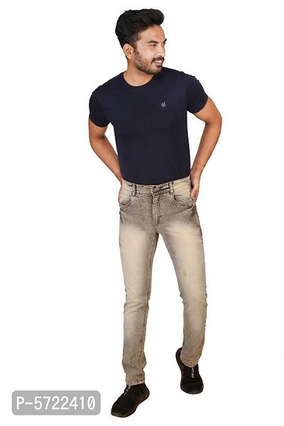Men slim fit stretchable jeans-thumb0