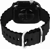 Trending Ultra Led Sqaure Dial High Quality Silicone Strap For Kids Digital Watch - For Boys  Girls Ultra Led (Black)-thumb1