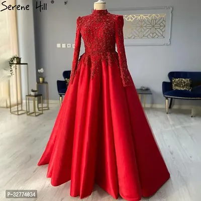 Stylish Cotton Silk Gown for Women-thumb0