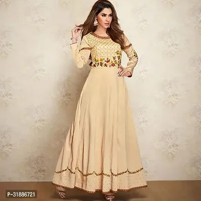 Stylish Cotton Silk Anarkali Gown for Women