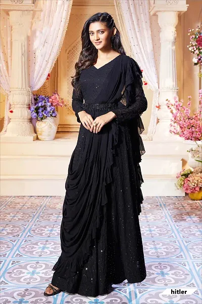 Hot Selling Cotton Silk Ethnic Gowns 