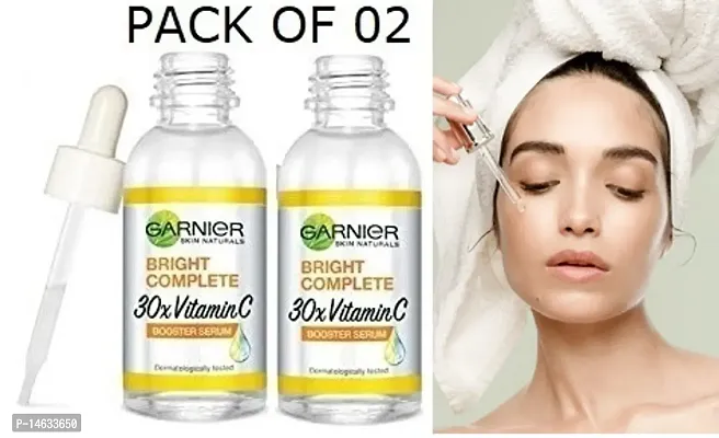 PROFESSIONAL BRIGHT COMPLETE 30X VITAMIN C BOOSTER FACE SERUM PACK OF 02