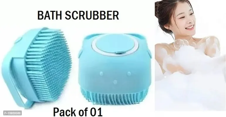 SILICON BATH SCRUBBER PACK OF 01-thumb0