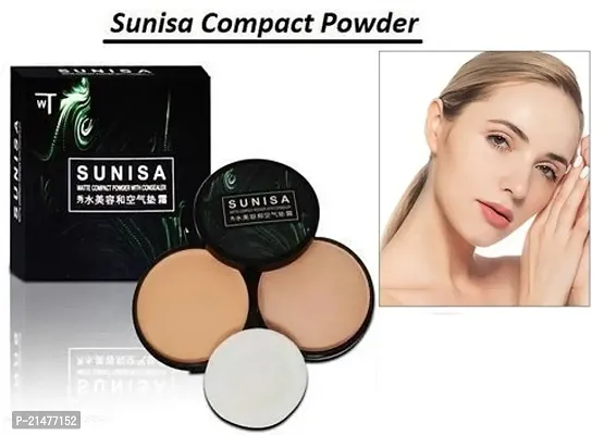 PROFESSIONAL SUNISA MATTE COMPACT POWDER WITH CONSEALER PACK OF 01-thumb0