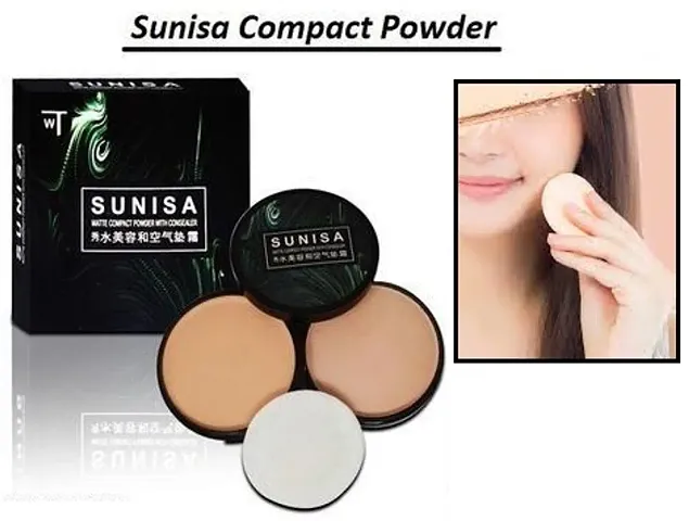 PROFESSIONAL SUNISA MATTE COMPACT POWDER WITH CONSEALER PACK OF 01