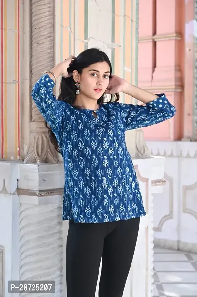 Elegant  Cotton  Top For Women-thumb0