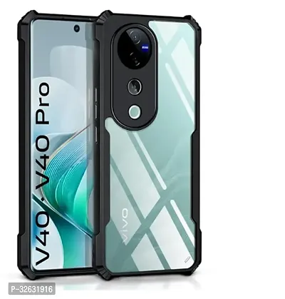 HYPER Back Case Cover for VIVO V40 Pro 5G Bumper Fleible Shockproof Camera Protection Cushioned Edges Crystal Clear Mobile Cover IP-thumb0