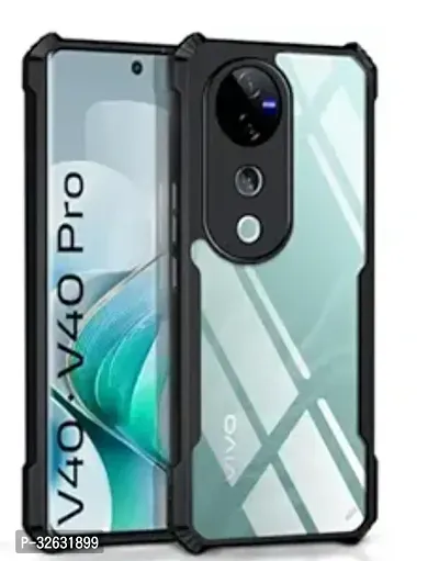 HYPER Compitable with VIVO V40 Pro 5G Cases and Covers Shock Absorption Clear Gel with Reinforced Corner Slim Soft Transparent Silicone Bumper Back Cover IP-thumb0