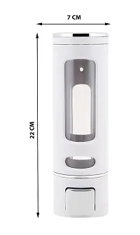 Pack of 2 Cylindrical Wall Mounted Liquid/Hand Wash, Office Bathroom  Kitchen Sink(ABS) 400 ml Gel, Loti-thumb2