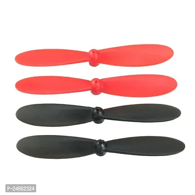 Red+Black Two-Blade Fan for 0.9mm Shaft (720)