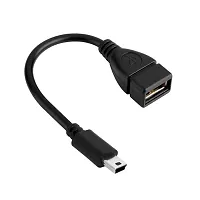 Mini USB Male to USB Female OTG Adapting Cable-thumb1