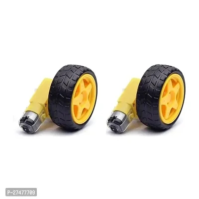 BO Wheel with Dual Shaft (Straight) BO Motor (Pack of 2)-thumb0