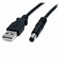 USB to DC Plug Converter Wire Cable - 100cm-thumb1