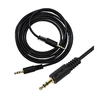 3.5mm Stereo Male To Male AUX Cable - 1meter-thumb1