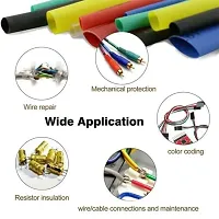 100Pcs Colourful Different Length Heat Shrink Set Tubing Insulation Assorted kit-thumb2