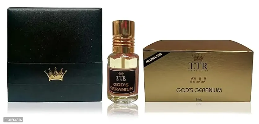 ITR Perfumes GODS GERANIUM 5ML Attar for Men and Women, 100% Alcohol Free and Long Lasting Attar-thumb0