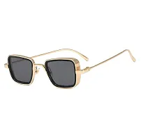 Square Golden  Black Sunglasses For Men Inspired By Kabir Singh Sunglass For Men  Women-thumb1