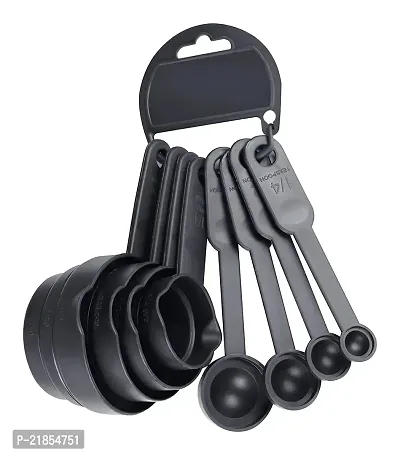 Plastic Measuring Spoon and Cup Set,8 Piece-thumb0