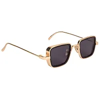 Square Golden  Black Sunglasses For Men Inspired By Kabir Singh Sunglass For Men  Women-thumb3