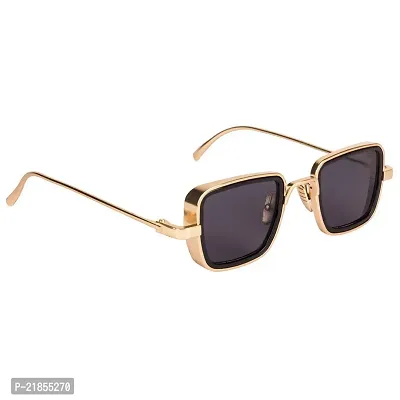 Square Golden  Black Sunglasses For Men Inspired By Kabir Singh Sunglass For Men  Women-thumb4