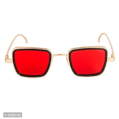 Metal Body Square Inspired from Kabir Singh Sunglasses for Men and Women-thumb0