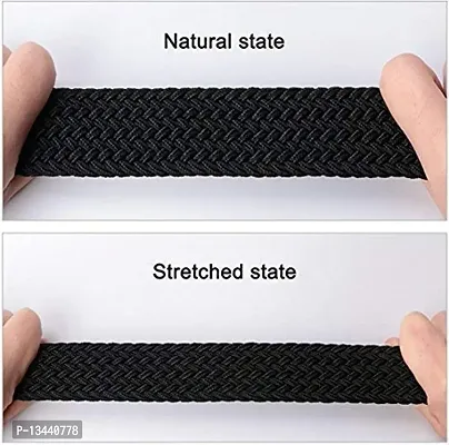 Stretchable Black Belt for Women (Pack of 1)by Lka-thumb3