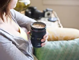 Camera Lens Coffee 350ml Stainless Steel Coffee Mug  By lka-thumb1