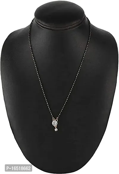 Single Stone Mangalsutra Pendant Chain For Woman(Pack Of 1)-thumb2