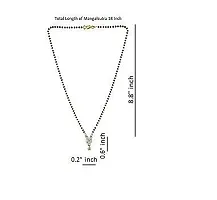 Single Stone Mangalsutra Pendant Chain For Woman(Pack Of 1)-thumb2