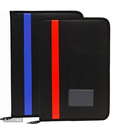 Faux Leather File Folder (Set of 2, Multicolor)