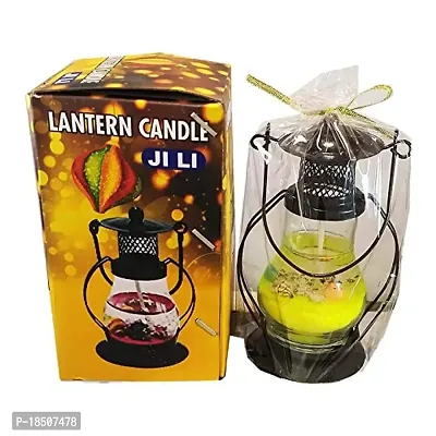 Lantern Candle for Diwali and Home Deacute;cor Candles/Lantern with Cork Light(Pack of 2)-thumb3