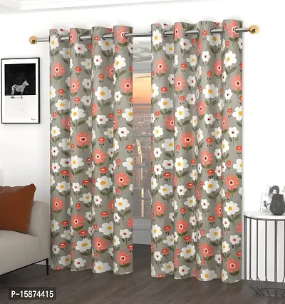 LUCHOM Cotton Curtain Pack of 2 Pieces-thumb0