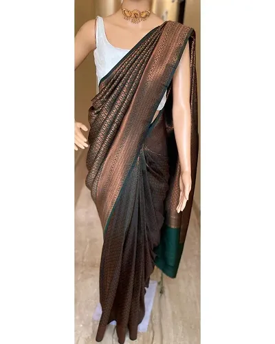 Classic Art Silk Embellished Sarees with Blouse piece