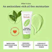 Foxtale Essentials Soothing Green Tea Oil Free Face Moisturizer | for Oily, Acne-Prone, Combination  Sensitive Skin | Hydrates, Brightens and Calms Acne | Antioxidant, Lightweight, Non-Sticky | 50g-thumb1