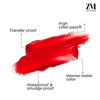 ZM Transfer-Proof Power Matte Finish, Liquid Lip Colour, Mystic Mauve, 6 ml-thumb2