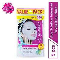 SPAWAKE Anti Aging Face Sheet Mask, Age Solution Intensive Revitalising Face Sheet, Pack of 5-thumb1