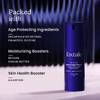 Foxtale 0.15% Beginner Friendly Retinol Night Serum for Anti-Aging | Retinol Night Cream | Face Lift and Tightening | Reduces Fine Lines and Wrinkles | No Purging | Micro Encapsulation Technology | All Skin Types | 30 ml-thumb3