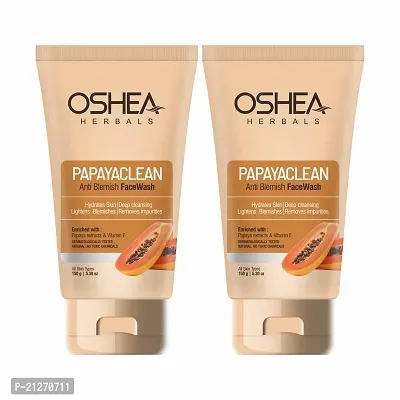 Oshea Herbals Papayaclean Anti Blemish Face Wash (Pack of 2)