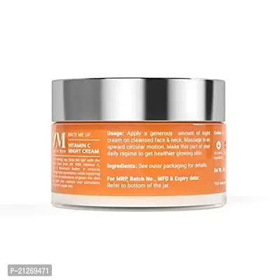 ZM Zayn  Myza Vitamin C Night Cream - Rejuvenate, Brighten  Hydrate Dull Skin Overnight, No Chemical Nasties For All Skin Types, 50 g-thumb2