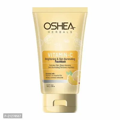 Oshea Unisex Herbals Vitamin C Brightening  Skin Illuminating (Vitamin C Face Wash, 150gm (Pack of 1))