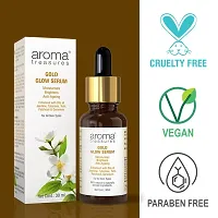 Aroma Treasures Gold Glow Face Serum For glowing skin | Natural skin brightening serum | 98% Natural to Naturally Derived Ingredients | For all skin types - 30ml-thumb4