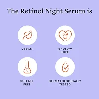 Foxtale 0.15% Beginner Friendly Retinol Night Serum for Anti-Aging | Retinol Night Cream | Face Lift and Tightening | Reduces Fine Lines and Wrinkles | No Purging | Micro Encapsulation Technology | All Skin Types | 30 ml-thumb4